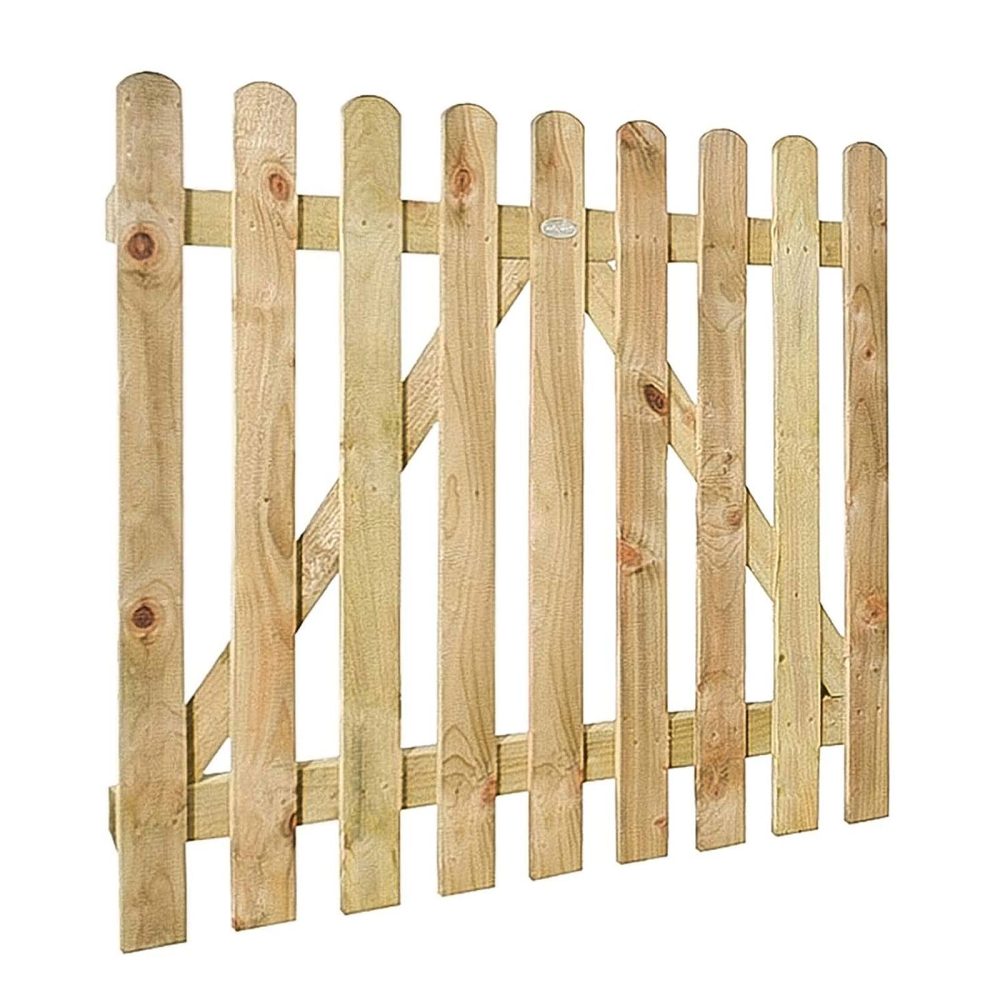 Heavy Duty Pale Gate 3ft (0.90m High) Traditional Palisade Design - Image 3