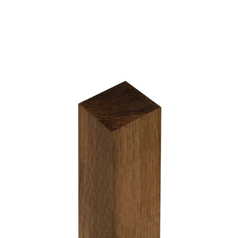 Heavy Duty Pressure Treated 7ft Brown Incised Fence Posts - 210 x 7.5 x 7.5cm - Image 3