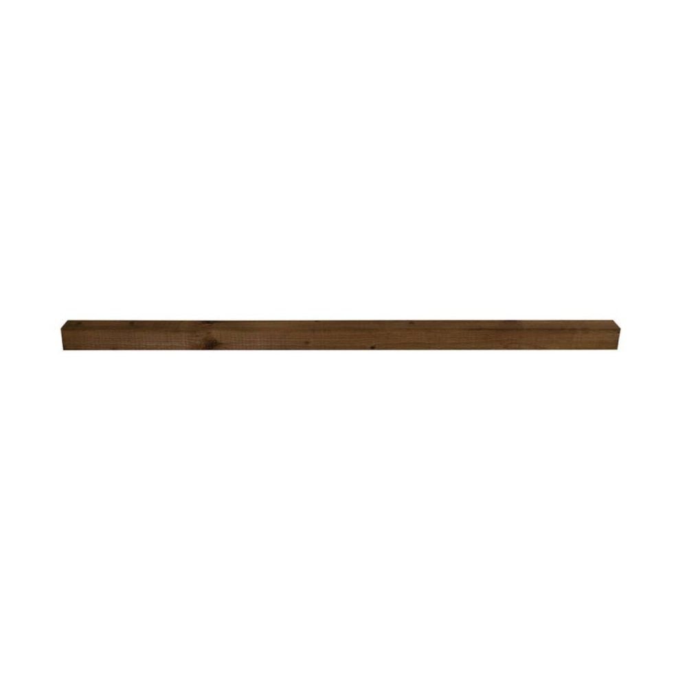 Heavy Duty Pressure Treated 7ft Brown Incised Fence Posts - 210 x 7.5 x 7.5cm - Image 2