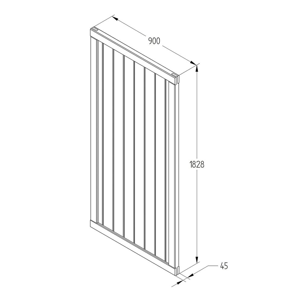 Decibel Noise Reduction Gate 6ft (1.8m High) - Image 3