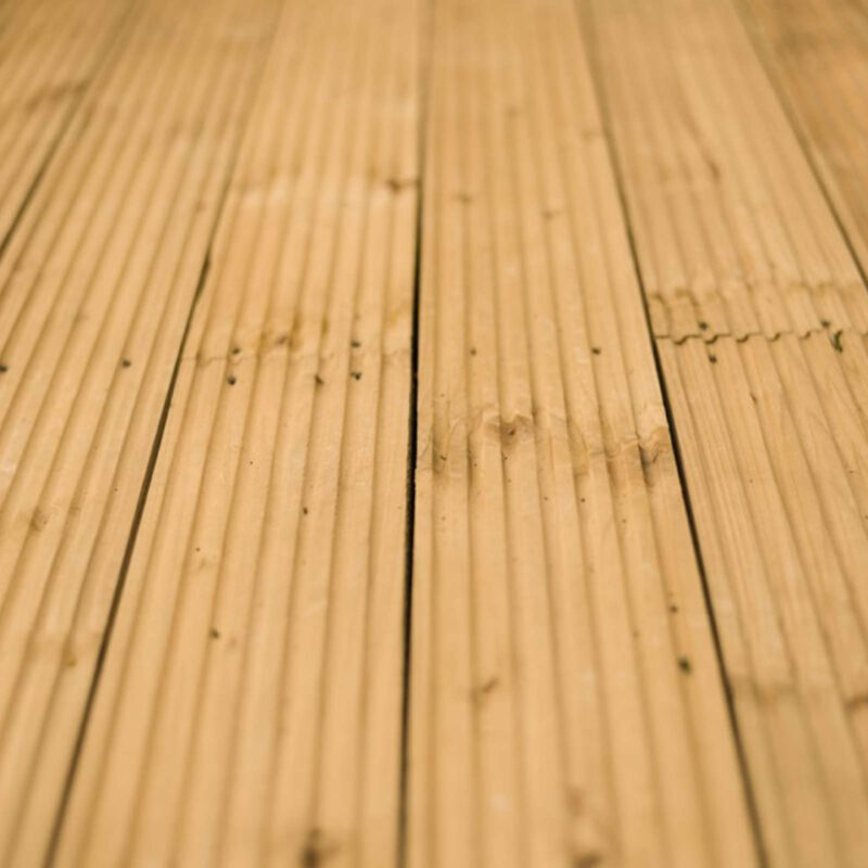 Forest Garden Patio Deck Board - 2.4m - Pack of 5