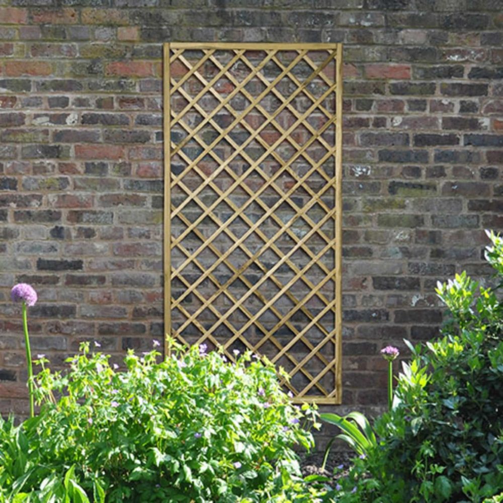 Forest Garden High Quality Wooden Hidcote Lattice - 180cm x 90cm