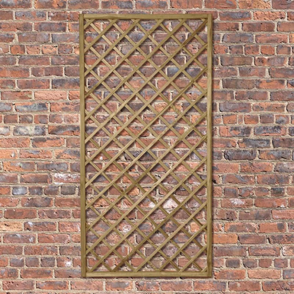 Forest Garden High Quality Wooden Hidcote Lattice - 180cm x 90cm - Image 3