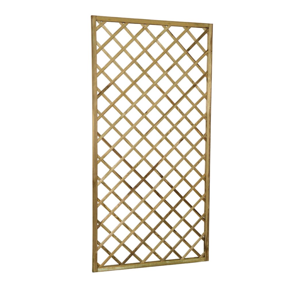 Forest Garden High Quality Wooden Hidcote Lattice - 180cm x 90cm - Image 2