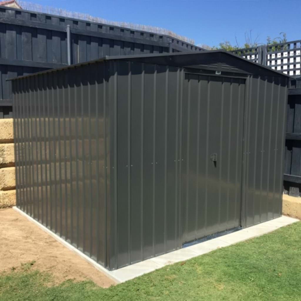 Lotus 10x10 Heavy Duty Apex Metal Steel Garden Shed 15 Year Guarantee - Image 4