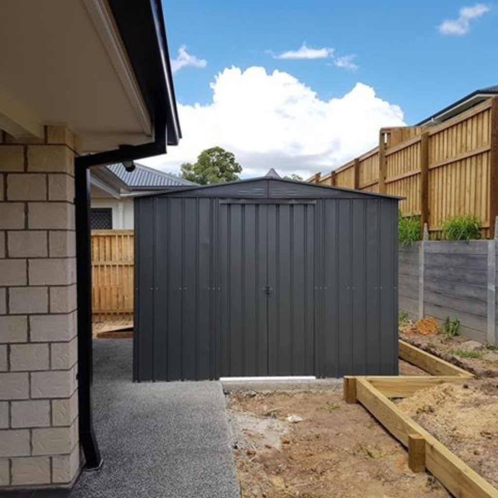 Lotus 10x10 Heavy Duty Apex Metal Steel Garden Shed 15 Year Guarantee