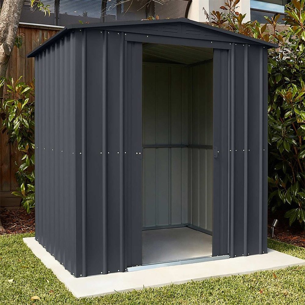 Lotus 6x6 Apex Metal Steel Garden Shed