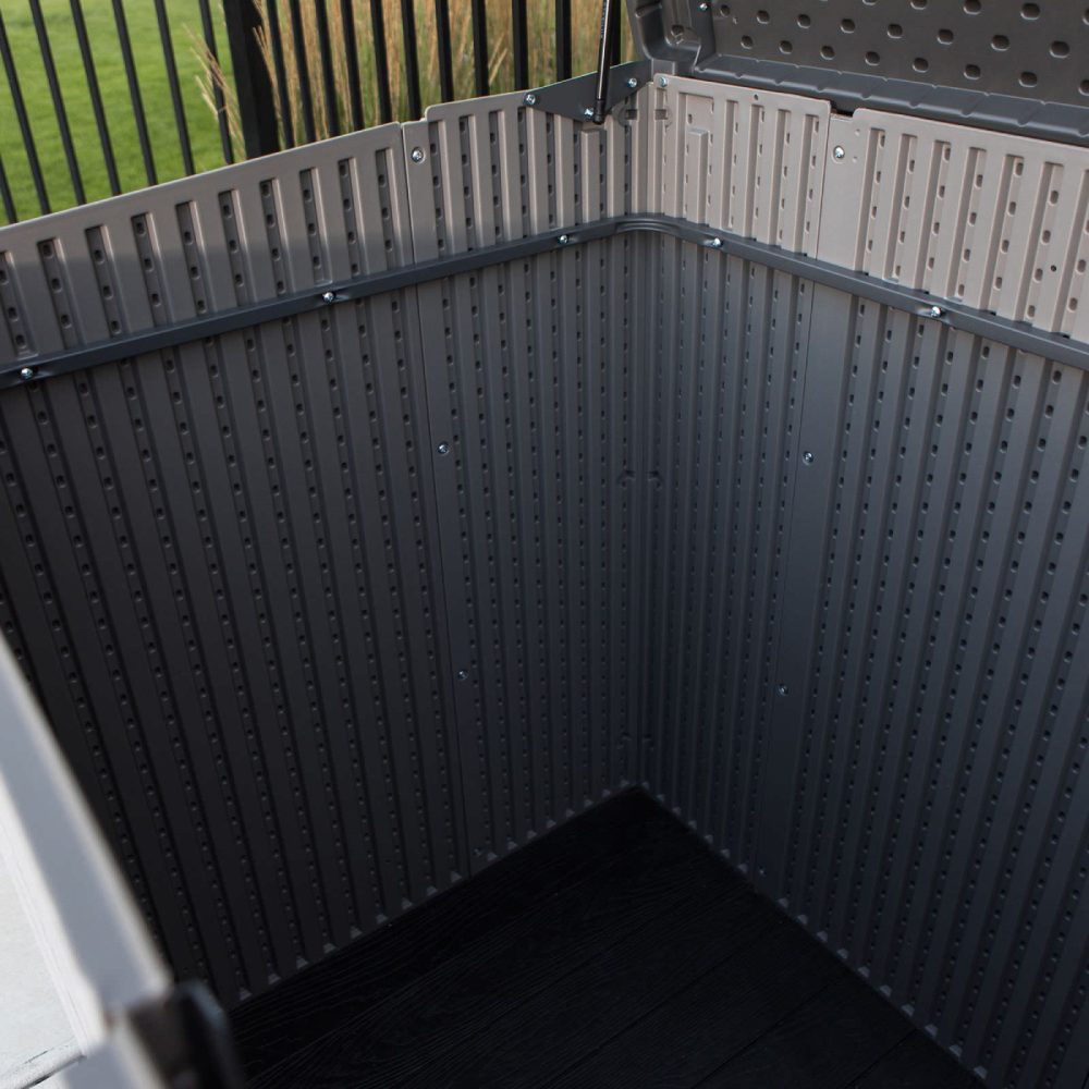 Lifetime Heavy Duty Low Horizontal Storage Shed - 60296 - HDPE All-Weather Durable Box - Image 7