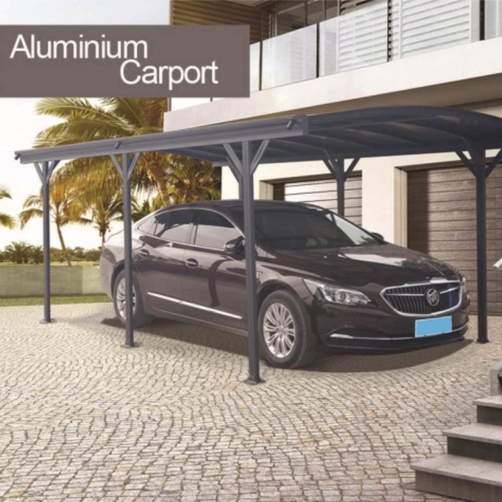 Kingston 10x16 Aluminium Curved Carport