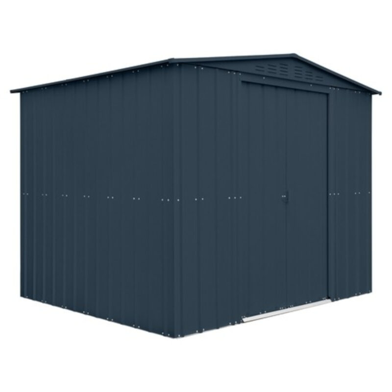 Lotus 8x8 Durable Heavy Duty Apex Metal Steel Garden Shed 15 Years Guarantee
