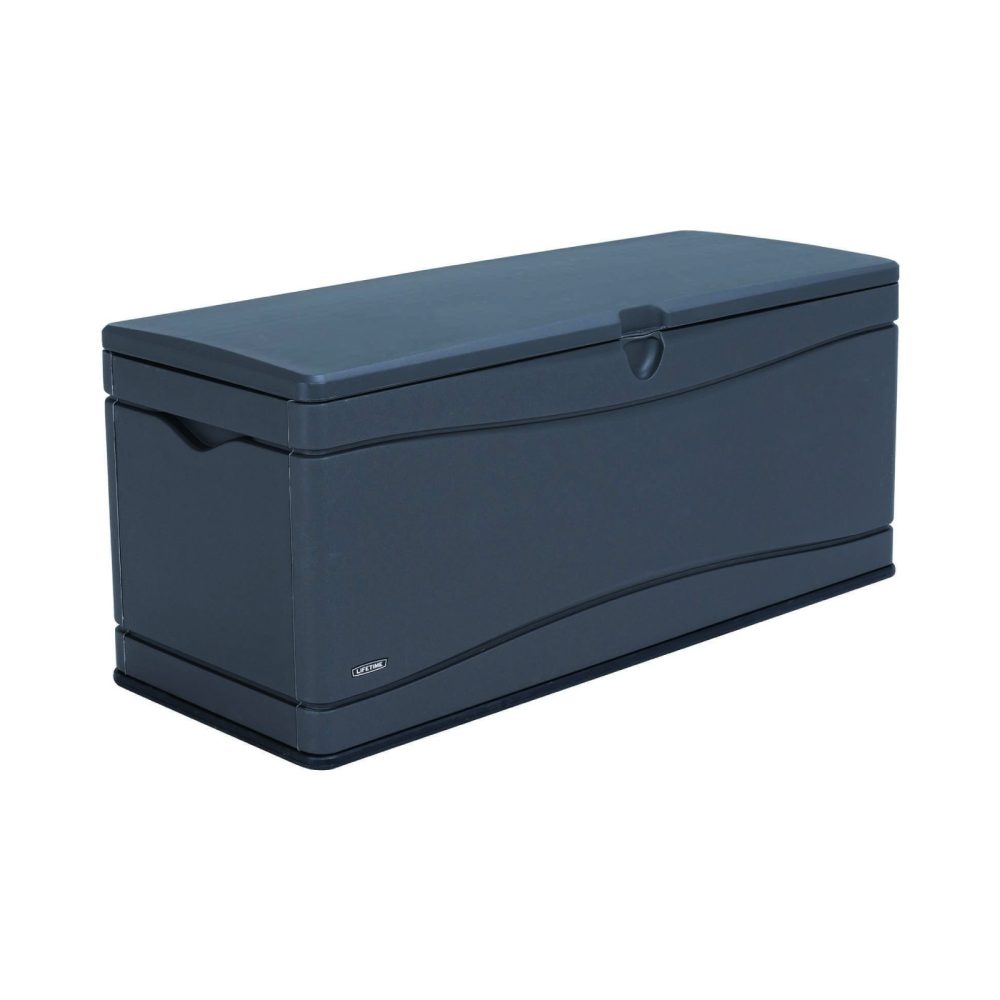 Lifetime 500 Litre Durable Plastic Outdoor Storage Box - 60012 - Dark Grey