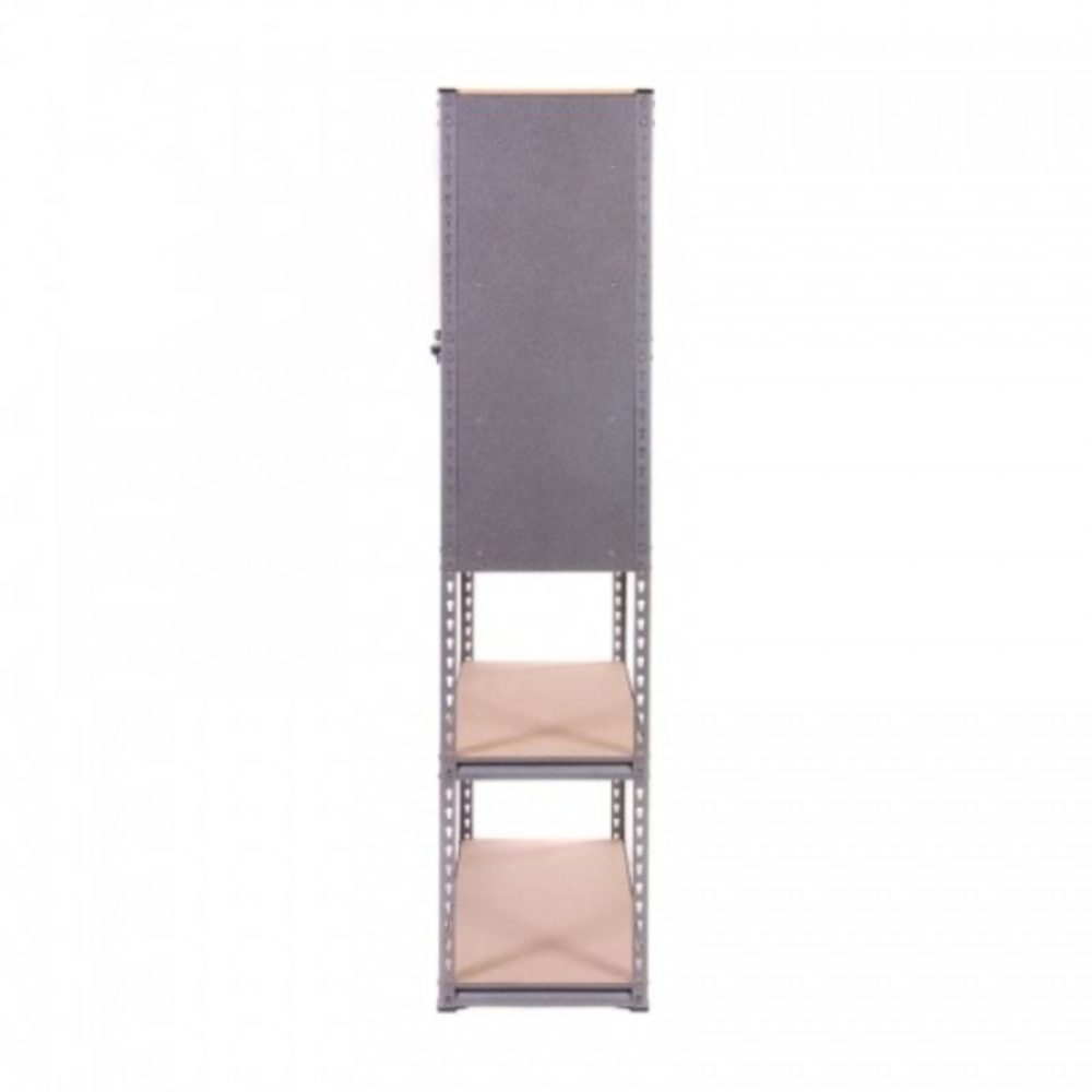 Globel Heavy Duty Half Cupboard 5 Tier Shelving Unit Racking, Lockable Storage - Image 2