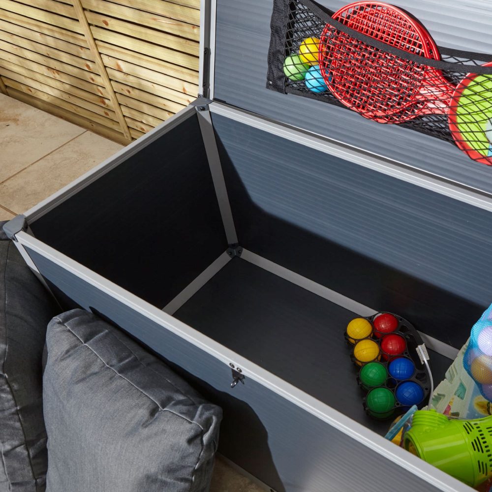 Airevale 4x2 Plastic Outdoor Garden Cushion Storage Box - Image 13