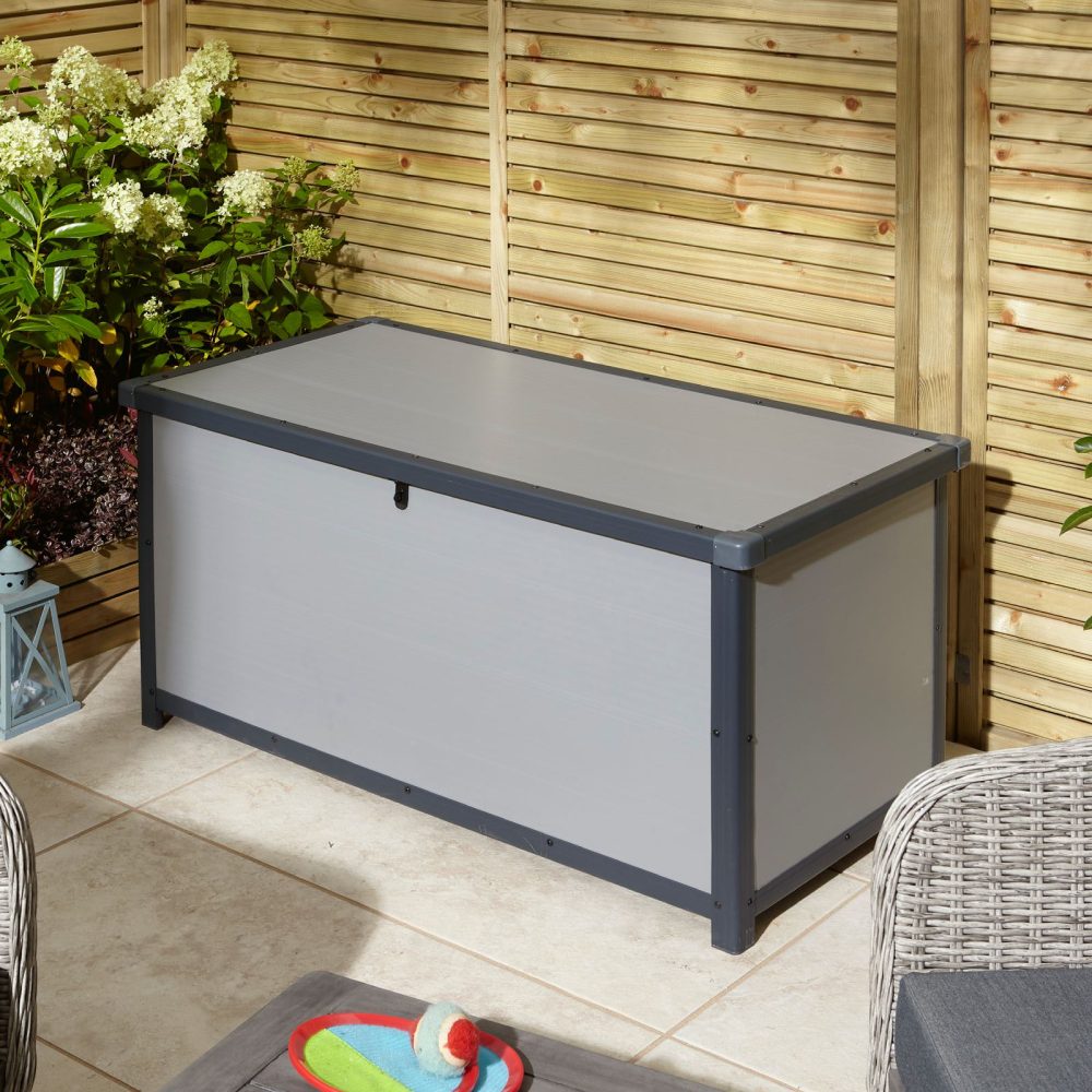 Airevale 4x2 Plastic Outdoor Garden Cushion Storage Box - Image 8