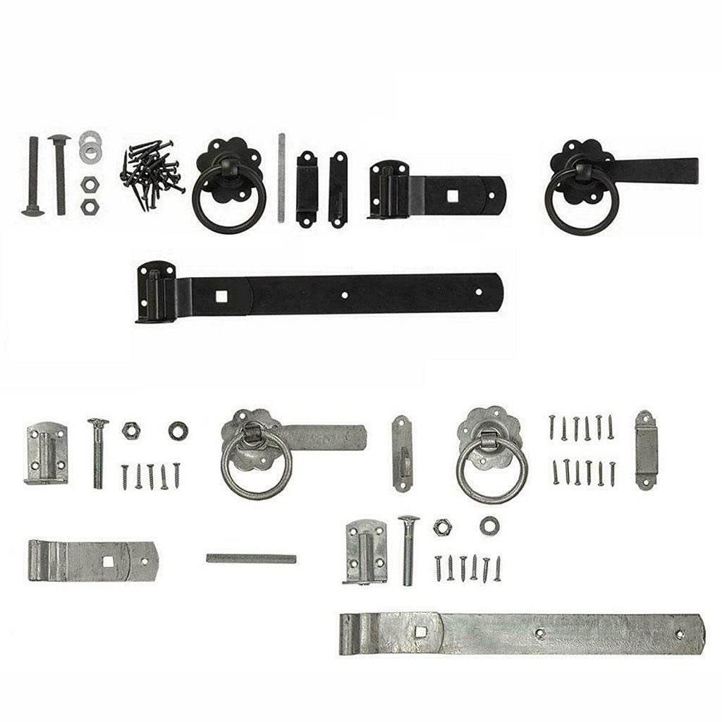 Forest Garden Europa Gate Fixings Hinge & Latch and Fixings Choice of 2 Coatings - Image 2