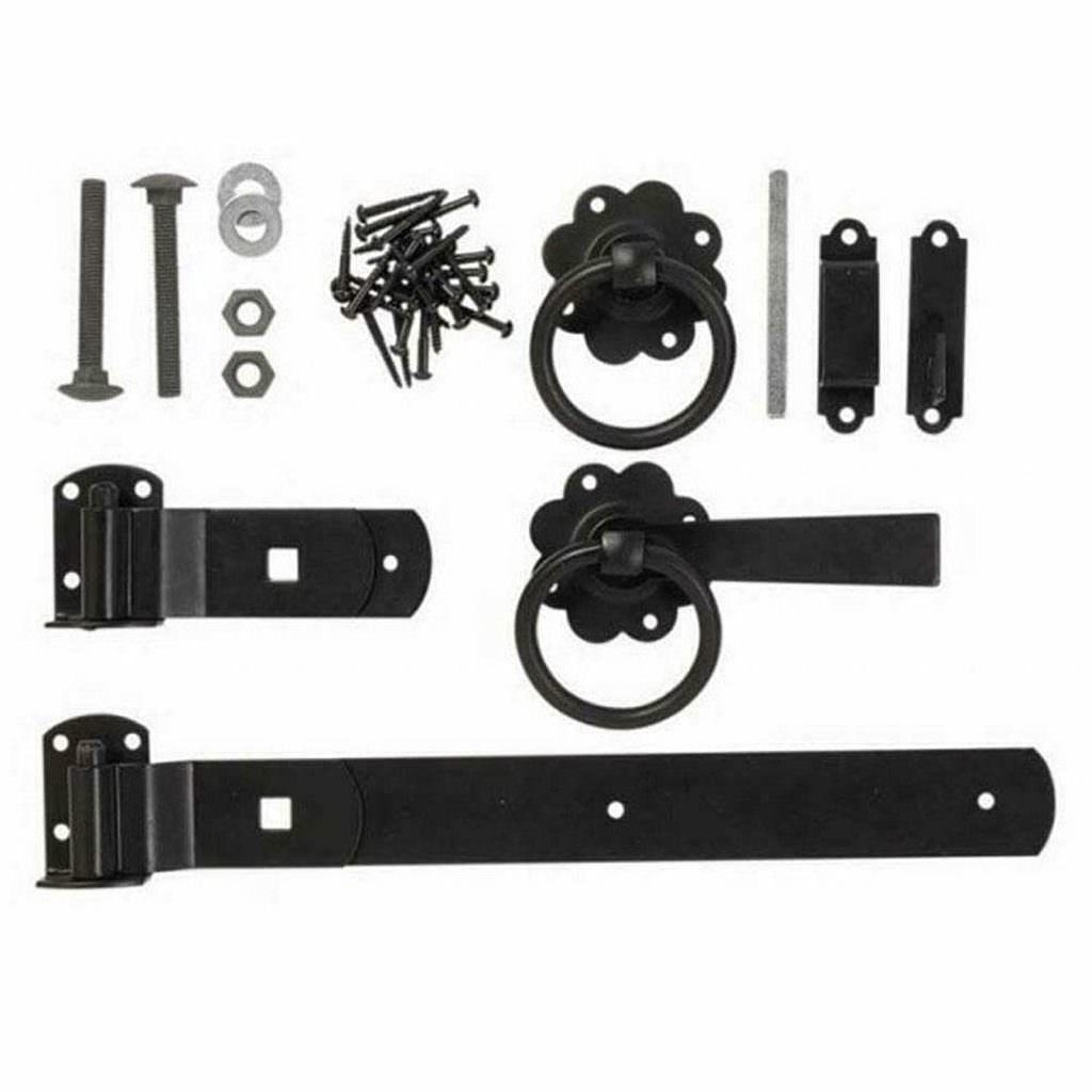 Forest Garden Europa Gate Fixings Hinge & Latch and Fixings Choice of 2 Coatings