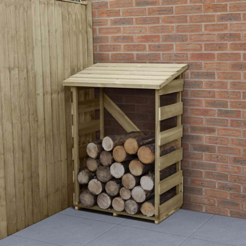 Compact, Garden, Wooden Log Store