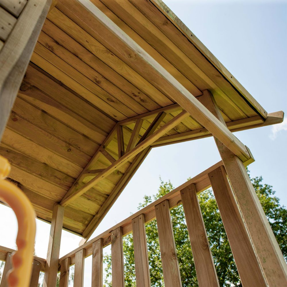 Children's Wooden Beach Hut Garden Playhouse & Outdoor Sandpit - Image 7