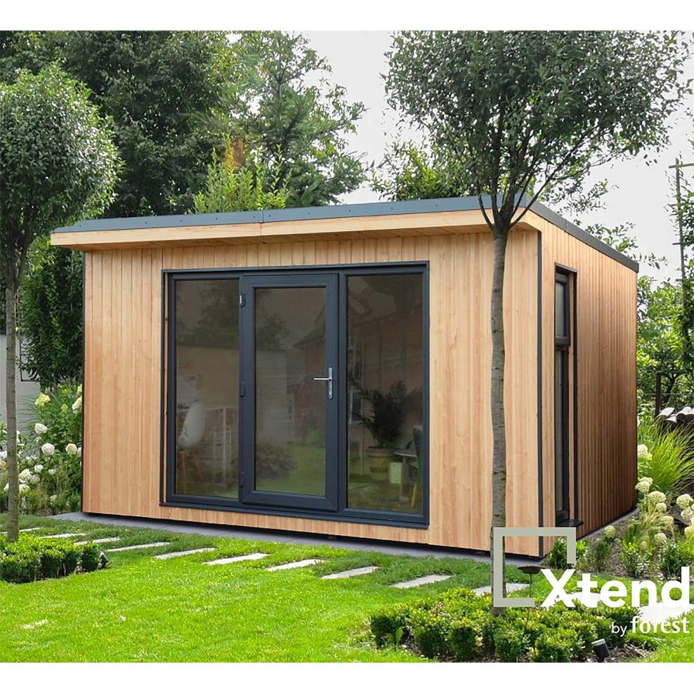 Forest Xtend 4.0M - Outdoor Wooden Garden Building Summerhouse Office