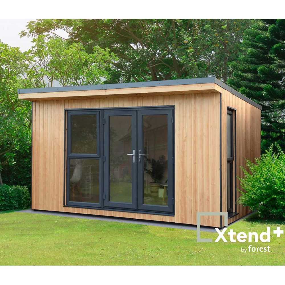 Forest Xtend 4.0M Premium - Outdoor Wooden Garden Building Summerhouse Office