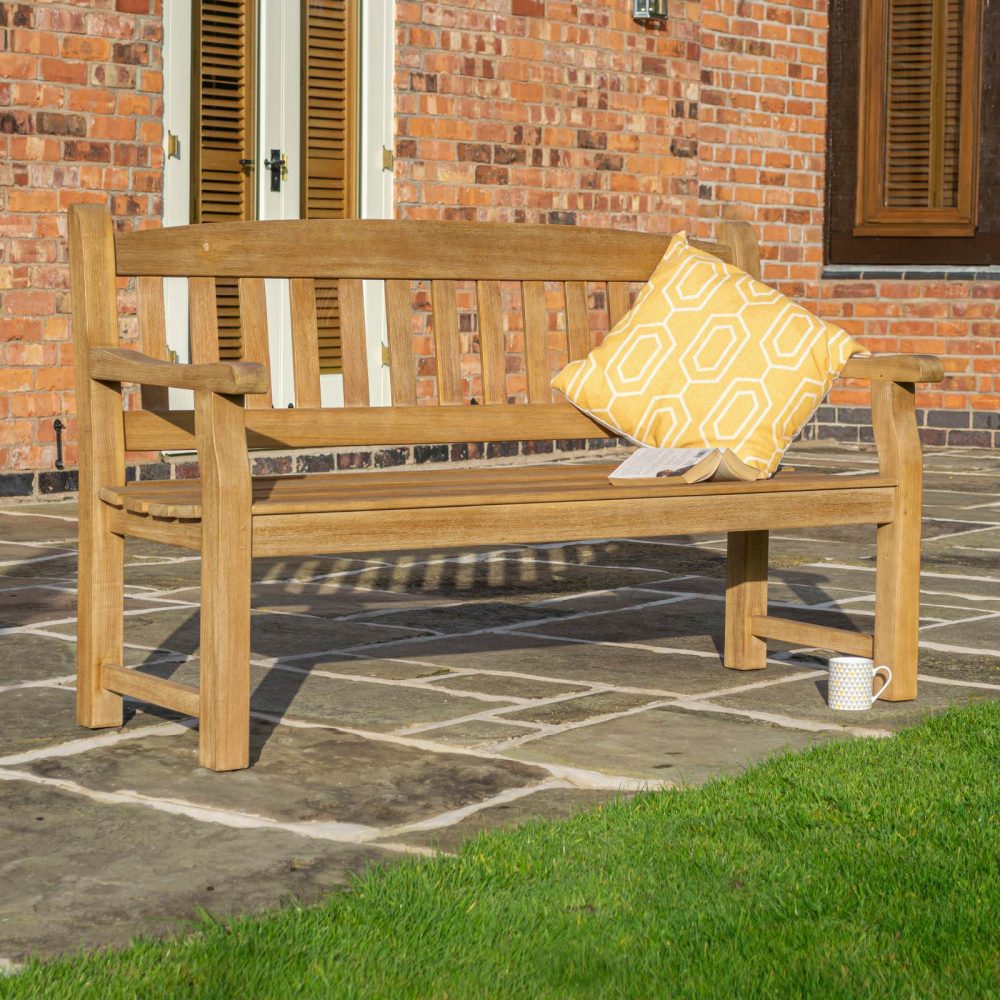 Tuscan 1.5m Bench Strong Heavy Duty Garden 3 Person Patio Outdoor Seating