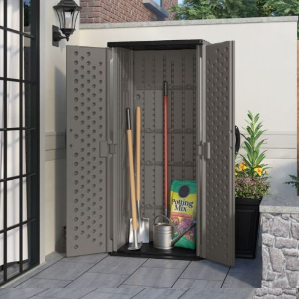 Tall Plastic Durable Vertical Shed Lockable And Secure - Image 5