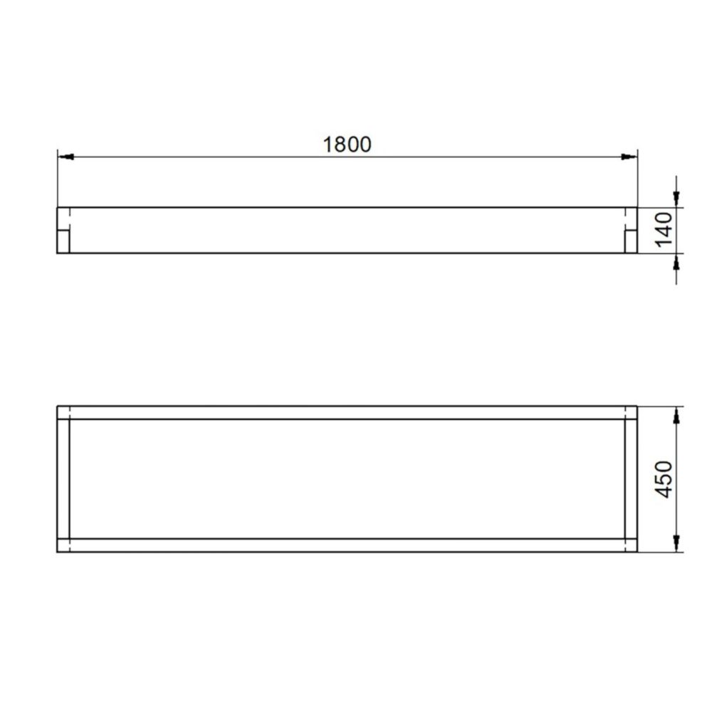 Caledonian Long Raised Bed 45 x 180cm - Image 6