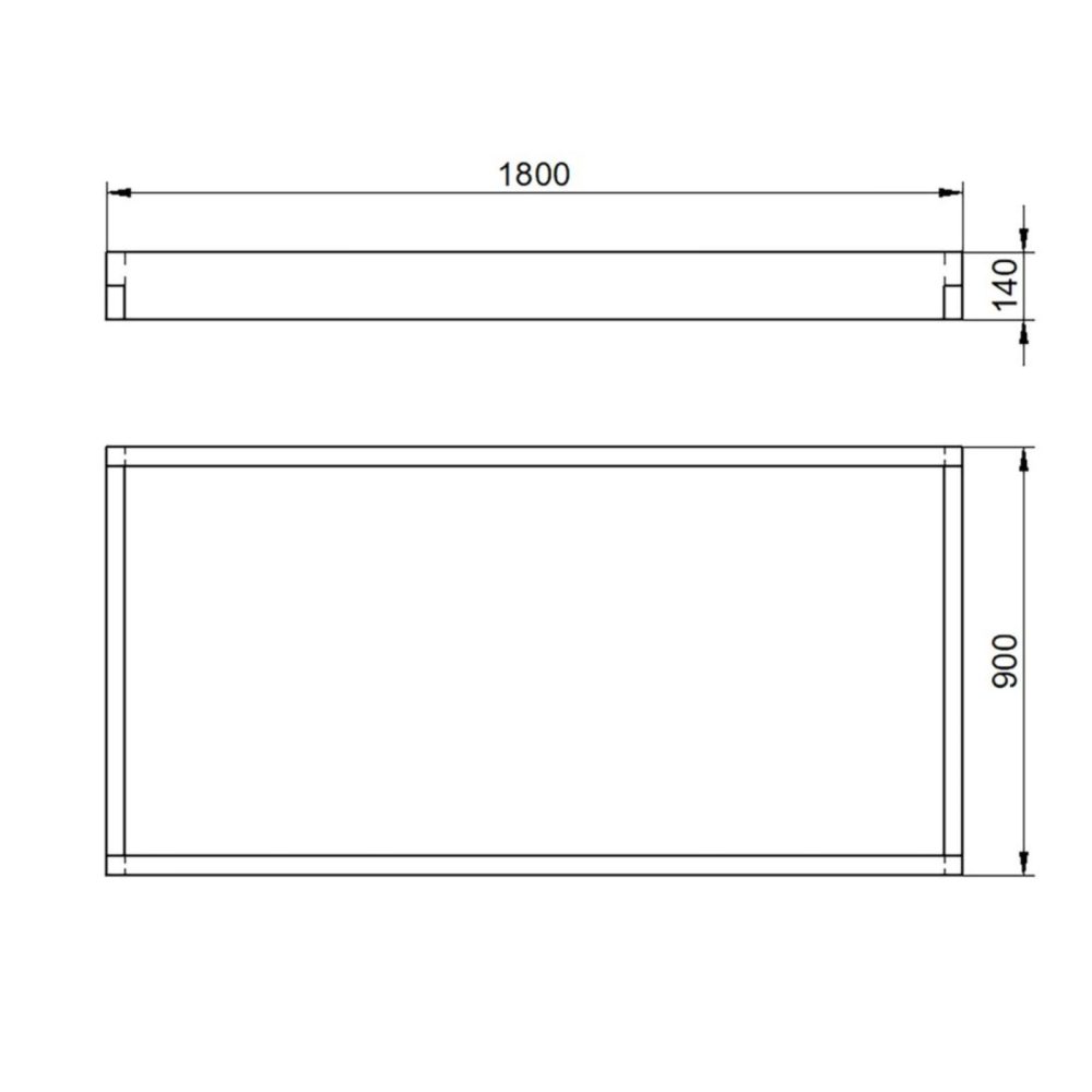 Caledonian Large Raised Bed 90 x 180cm - Image 6