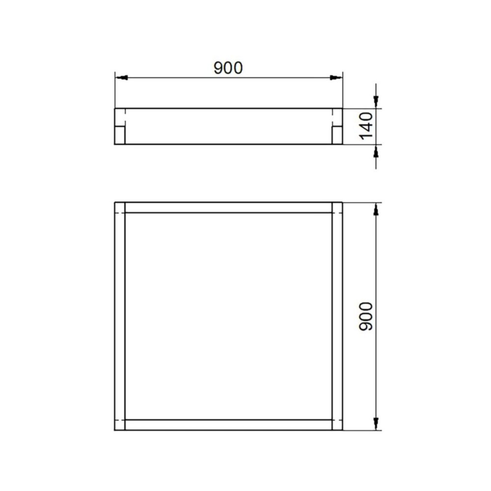 Caledonian Compact Raised Bed - 90 X 90cm - Image 6