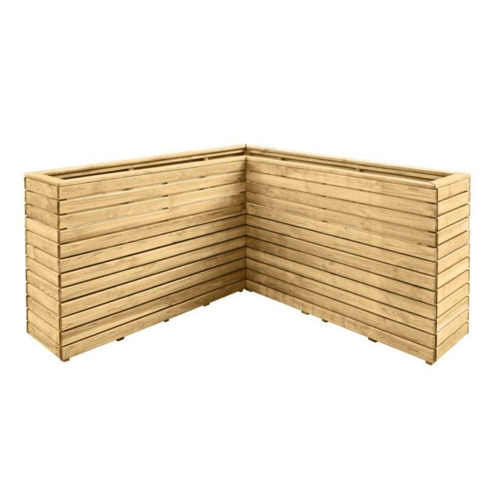 Pressure Treated Linear Corner Planter 160cm Outdoor Raised Garden Planter - Image 2