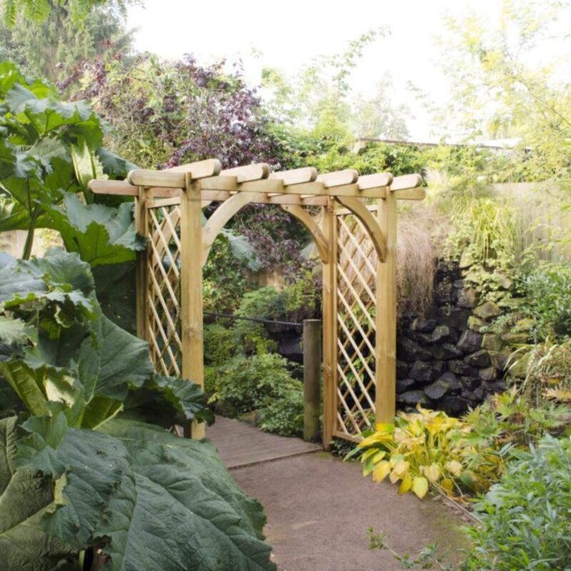 Large Ultima Pergola Arch Decorative Garden Structure 15 Year Guarantee