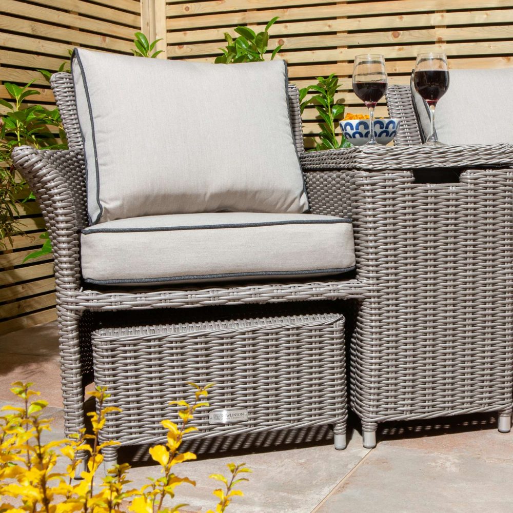 Prestbury High Quality Companion Seat Outdoor Seating Wicker Garden Furniture - Image 2