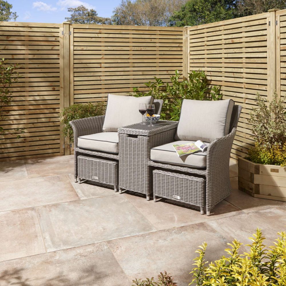 Prestbury High Quality Companion Seat Outdoor Seating Wicker Garden Furniture - Image 3