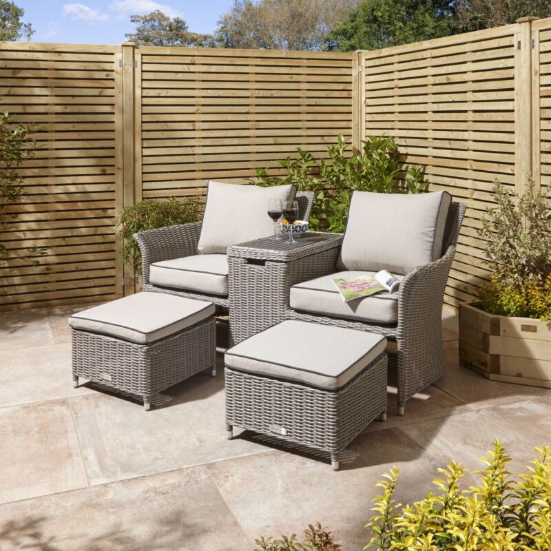 Prestbury High Quality Companion Seat Outdoor Seating Wicker Garden Furniture