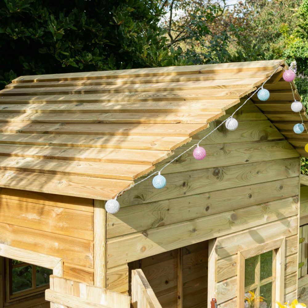 Children's High Quality Wooden Clubhouse Garden Playhouse Outdoor Play Cabin - Image 5