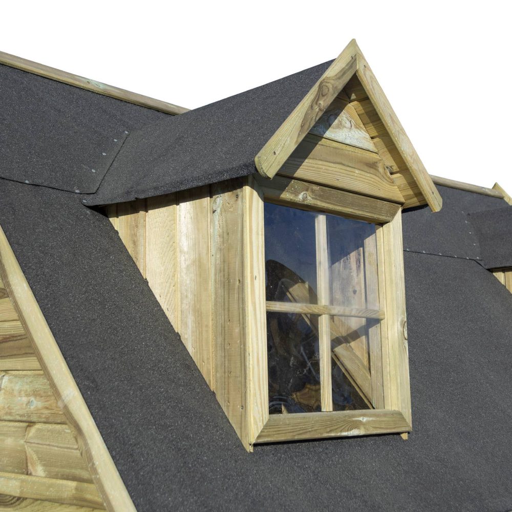 Country Cottage Luxury High Quality Wooden Summer 2 Storey Garden Playhouse - Image 7
