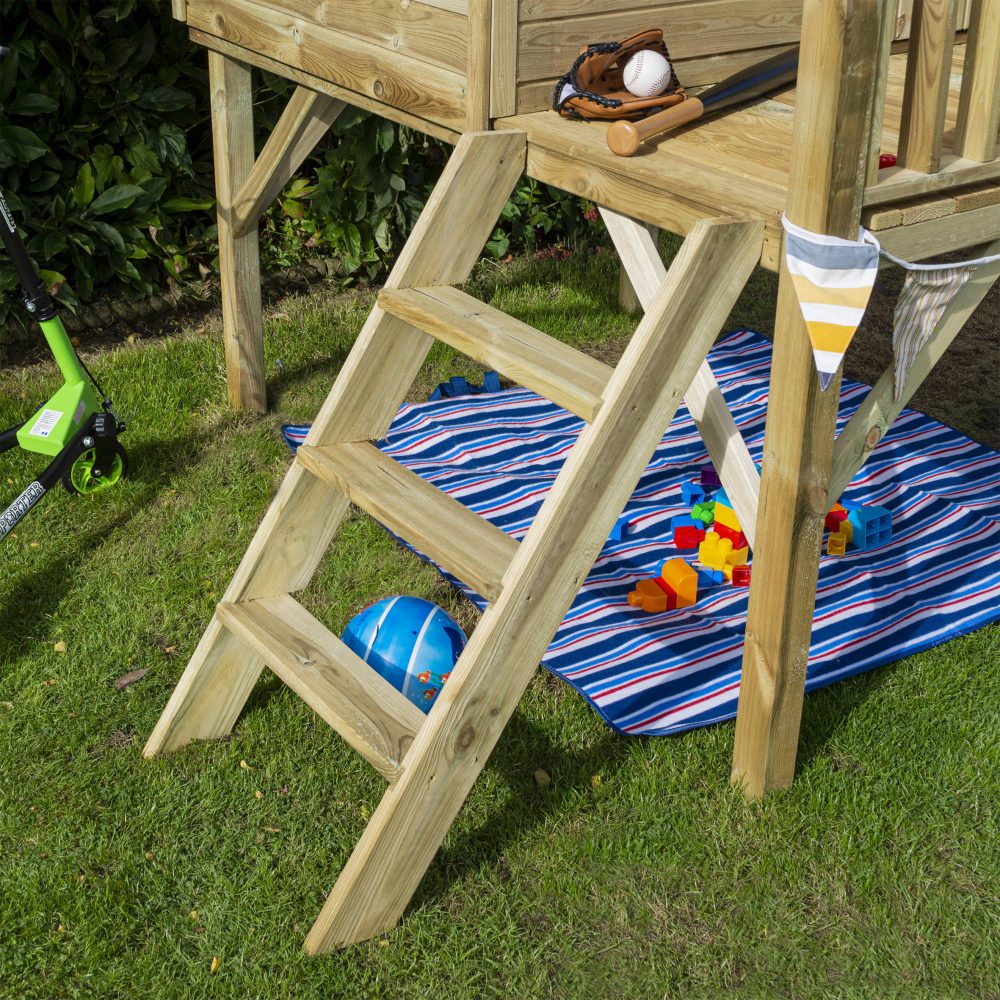Children's High Quality Wooden Lookout Garden Playhouse Outdoor Cabin - Image 22