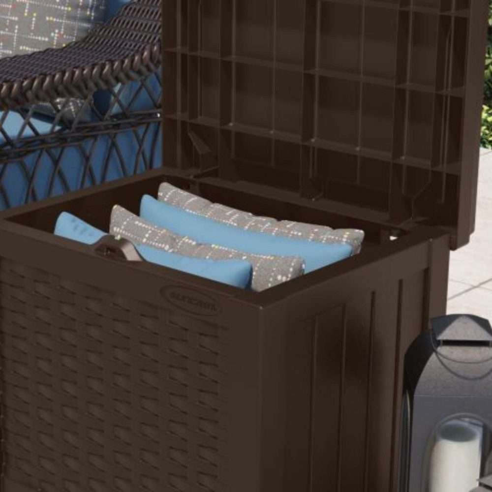 Suncast 22 Gallon Small Deck Box - Java - Image 3