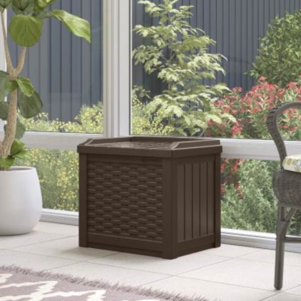 Suncast 22 Gallon Small Deck Box - Java
