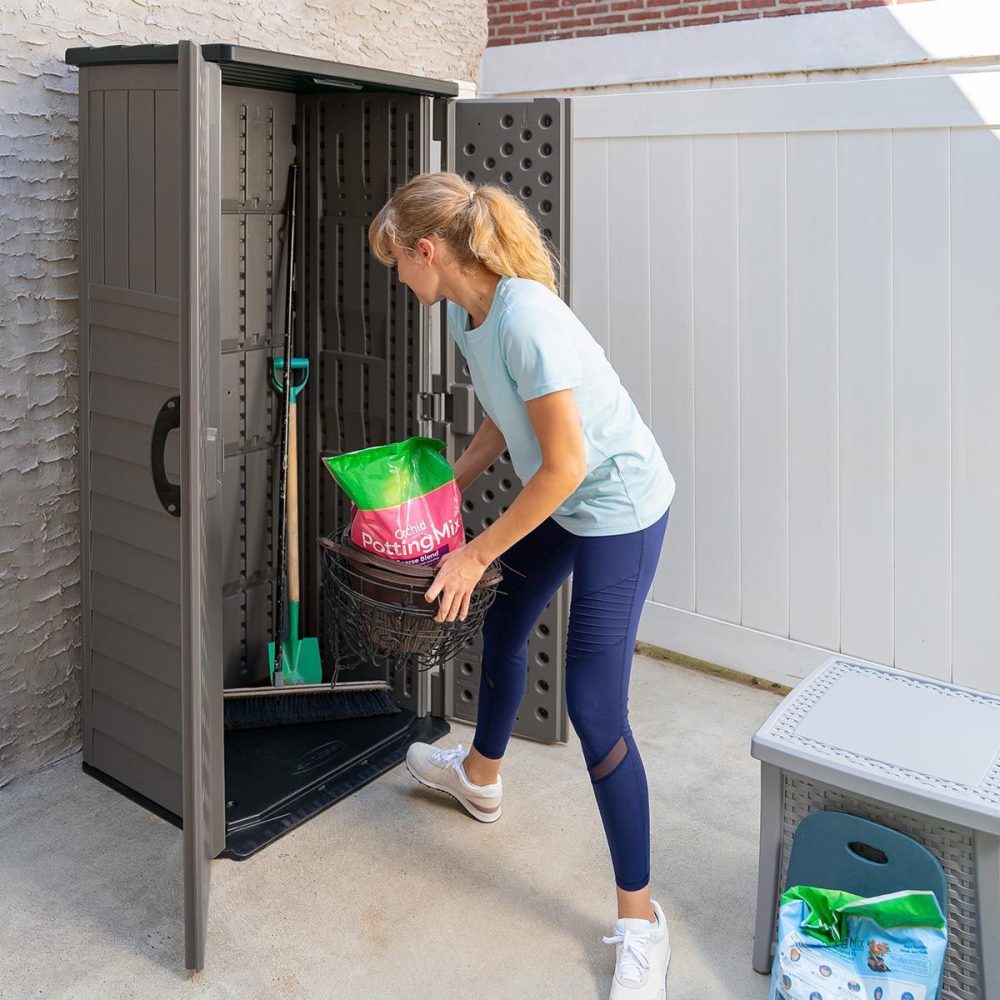 Tall Plastic Durable Vertical Shed Lockable And Secure - Image 7