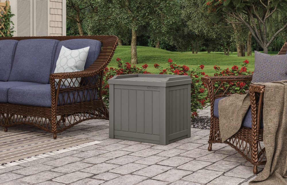 Suncast - Stoney Grey 83 Litre Storage Seat