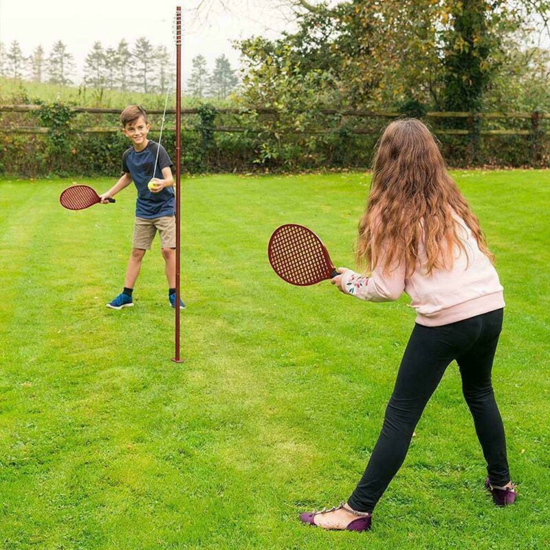 Children's 6+ Outdoor Garden Swing Tennis & Racket Activity Game Set