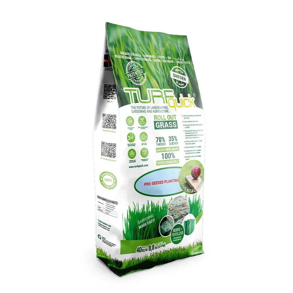 Turf Ornamental Dense Soft Low Growing Lawn Grass  - Turfquick Garden Seed Biodegradable Roll Out Mat -10m2 - Image 9