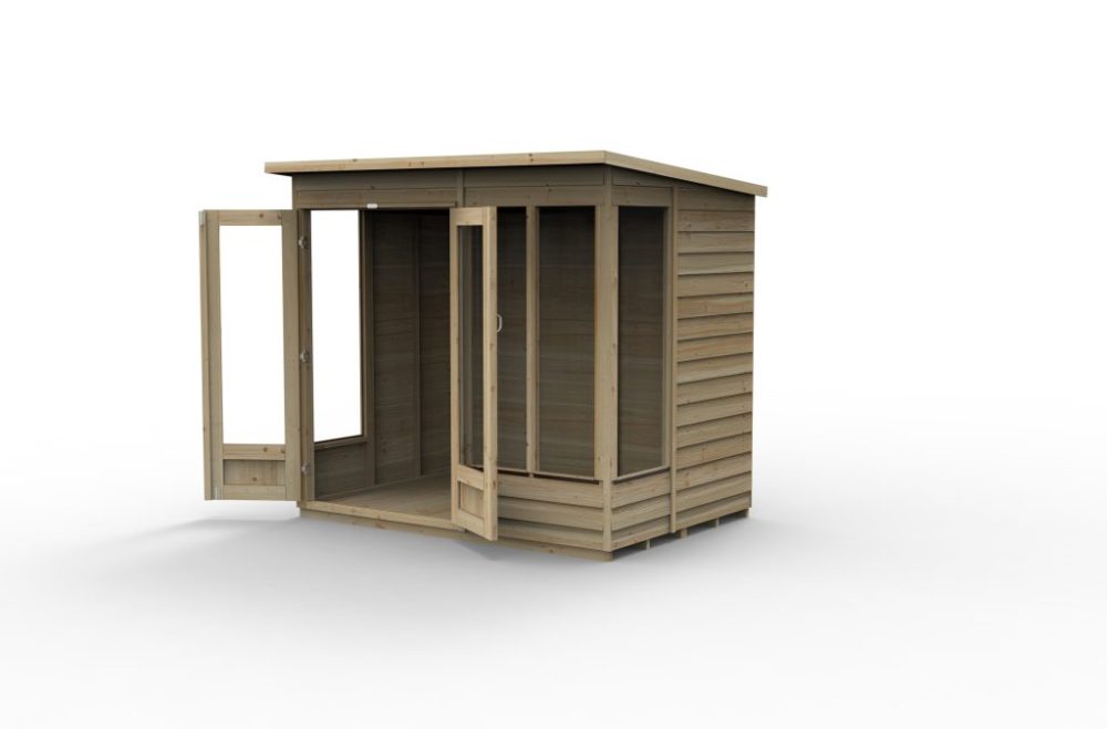 Oakley Overlap Pent Summerhouse 7x5- Garden Building Room Studio Office - Image 2