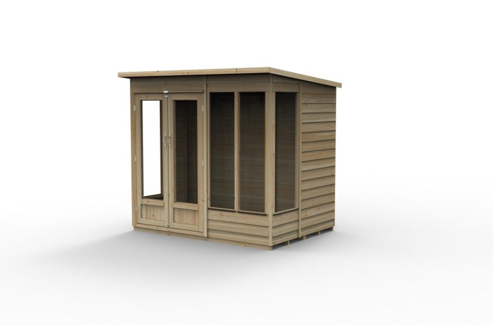 Oakley Overlap Pent Summerhouse 7x5- Garden Building Room Studio Office - Image 3