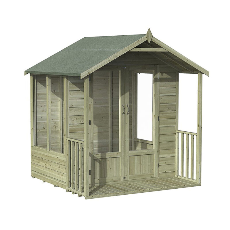 Oakley Overlap Apex Summerhouse 6x6 - Garden Building Room Studio Office