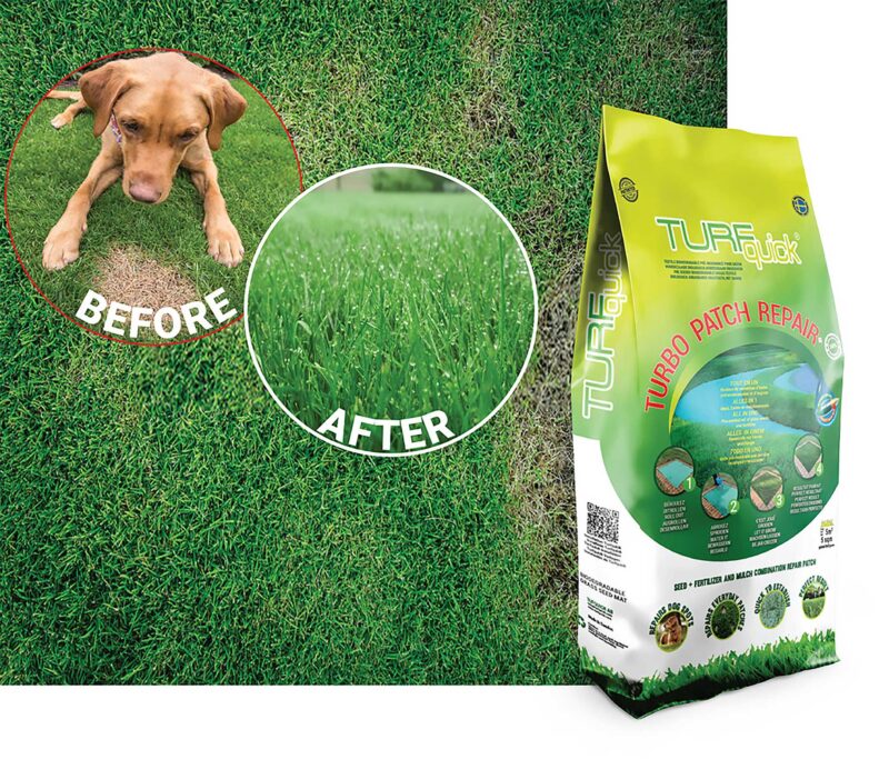 Turf Quick Fix Roll - Grow a Healthier Lawn, Faster - Turfquick Patch & Repair Garden Lawn Treatment - 5m2