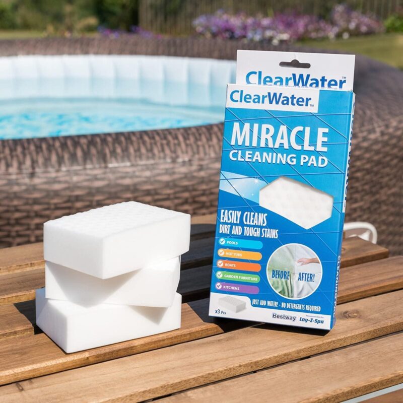 Clearwater Miracle Sponge Eraser Pad (3 Pack)- Pool and Hot Tub Treatment