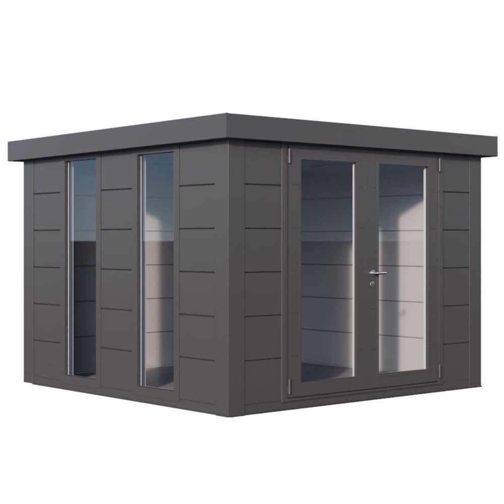 Telluria Luminato 10ft x 10ft High Quality Metal Outdoor Garden Room Building - Image 2
