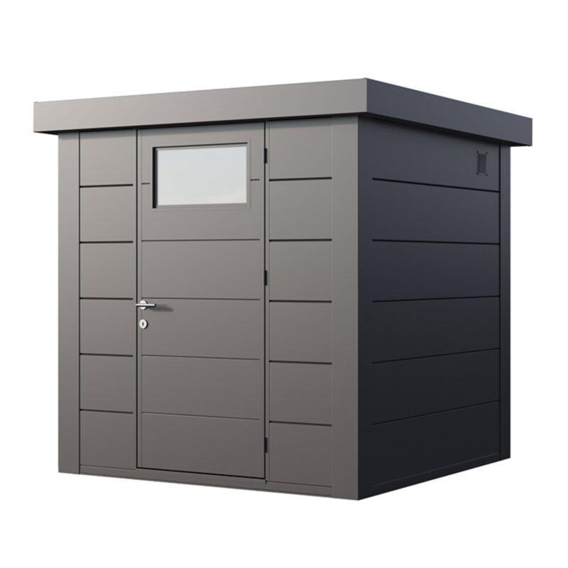 Telluria Eleganto 7ft x 7ft High Quality Metal Garden Room Home Office Lounge